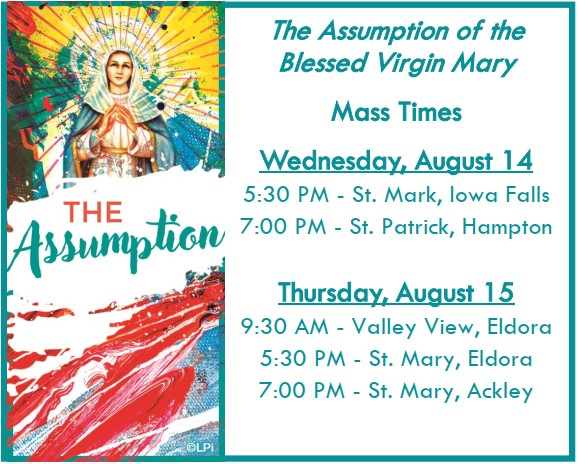 Assumption Mass Times