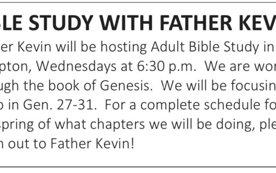 Bible Study with Fr. Kevin