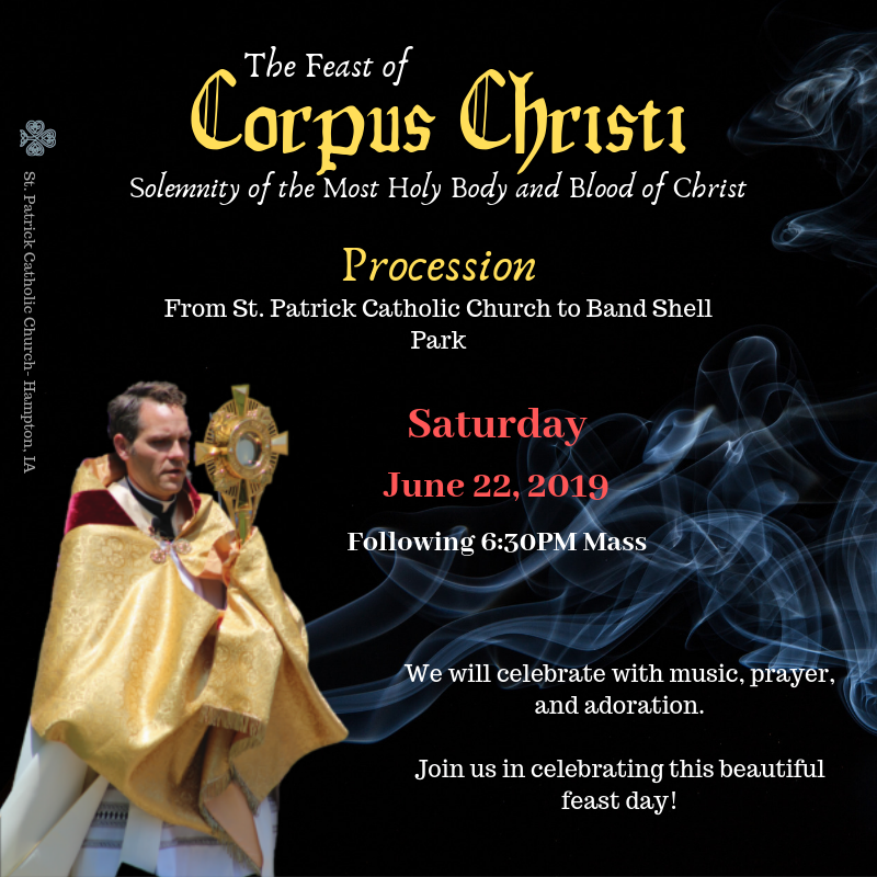 Eucharistic Procession - June 22 & 23
