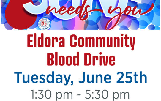 Eldora Community Blood Drive