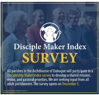 Dec. 1, 2024 – “Disciple-Maker Index” Survey for ADVENT!