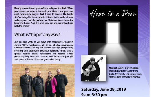 Hope Conference – June 29