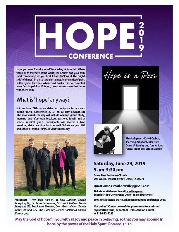 Hope Conference - June 29