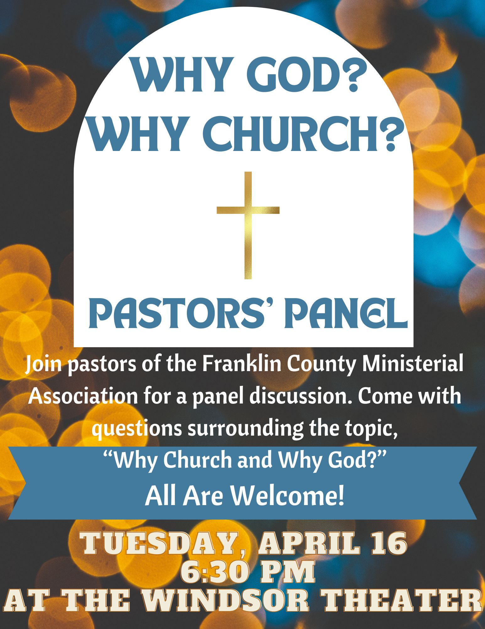 Pastors' Panel Tuesday, April 16