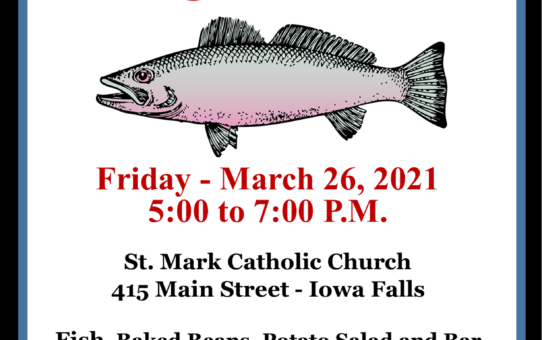 St. Mark Fish Fry – March 26