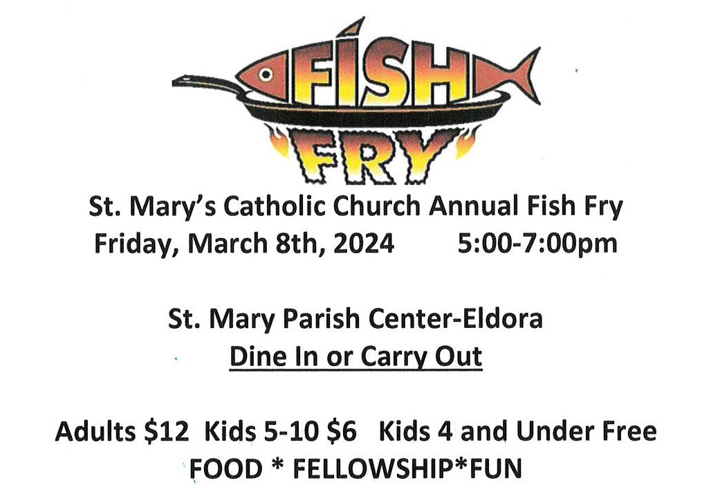 St. Mary Eldora Fish Fry